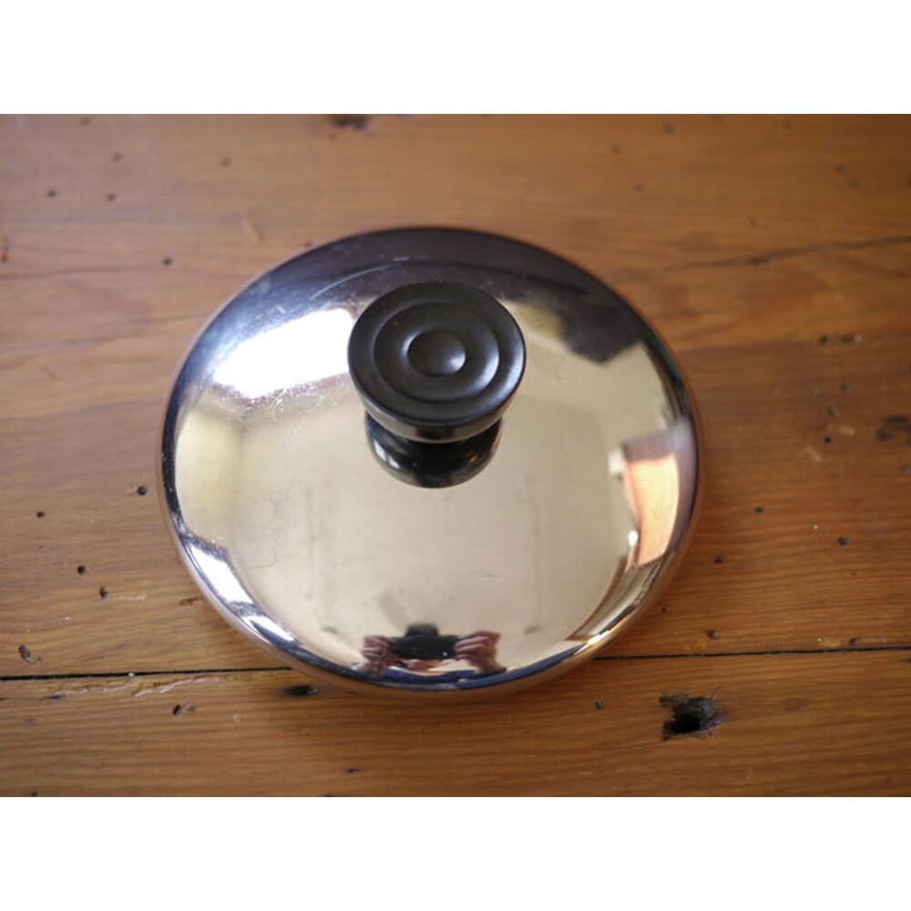 Vtg Revere Ware Stainless Steel Small Pot Top Replacement Lid 5.25" Revereware